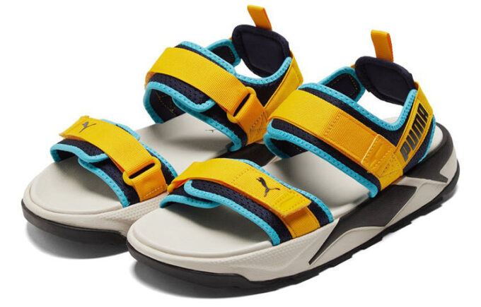 RS-Sandal “Peacoat Spectra Yellow”