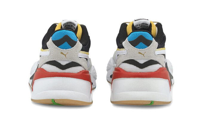 Rs-x Big Boys Black White Red Low Tops Sports Shoe “Black White Gray”