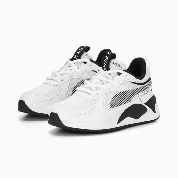 RS-X Black & White Little Kids’ Sneakers