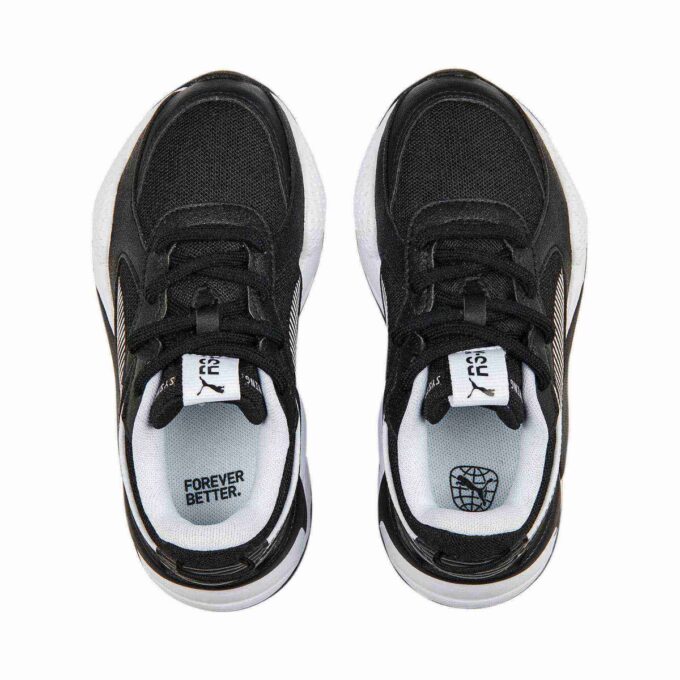 RS-X Black & White Little Kids’ Sneakers