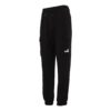 Running Training Breathable Knit Bundle Feet Sports Long Pants Black