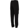 Running Training Breathable Knit Bundle Feet Sports Long Pants Black