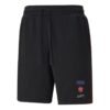 Running Training Splicing Knit Sports Shorts Black