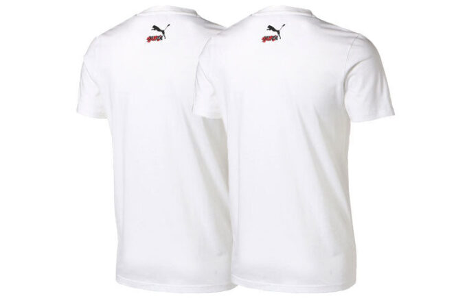 Sakura Pack Graphic Crew T-Shirt “White Black Red”
