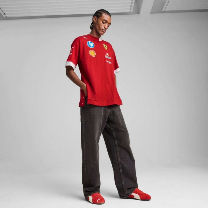 Scuderia Ferrari 2025 Replica Men Drivers Tee Scuderia Ferrari 2025 Replica Men Drivers Tee