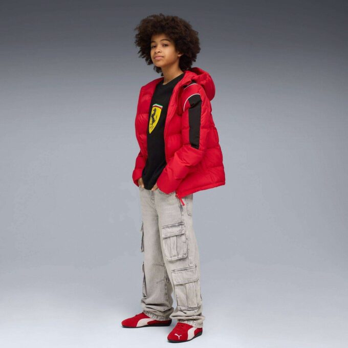 Scuderia Ferrari Big Kids’ Motorsport Tee Scuderia Ferrari Big Kids’ Motorsport Tee