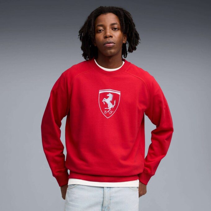 Scuderia Ferrari Men Motorsport Crew Neck Sweatshirt Scuderia Ferrari Men Motorsport Crew Neck Sweatshirt