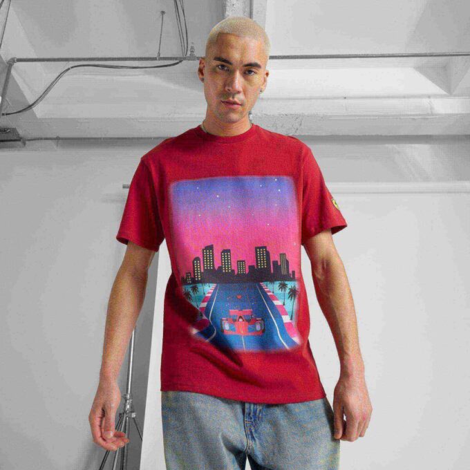 Scuderia Ferrari Miami Limited Edition Graphic Tee Men Scuderia Ferrari Miami Limited Edition Graphic Tee Men