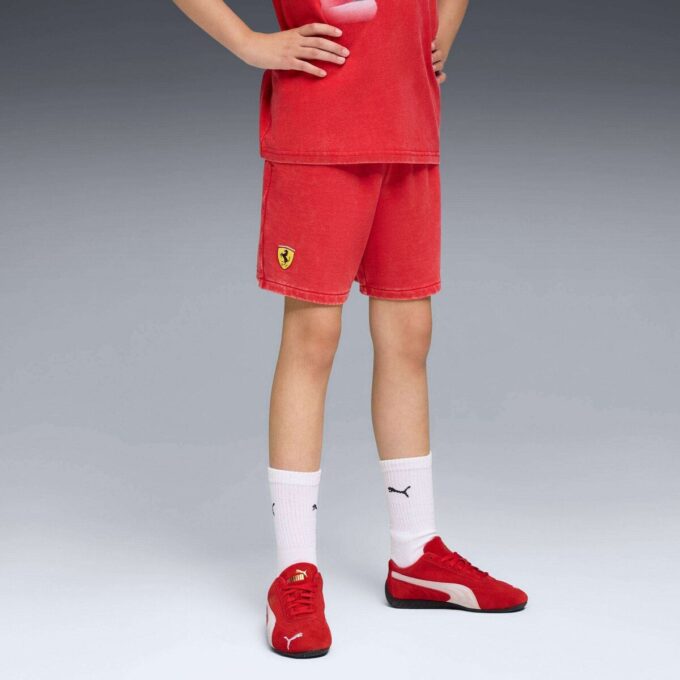 Scuderia Ferrari Sportswear Big Kids’ Motorsport Shorts Scuderia Ferrari Sportswear Big Kids’ Motorsport Shorts