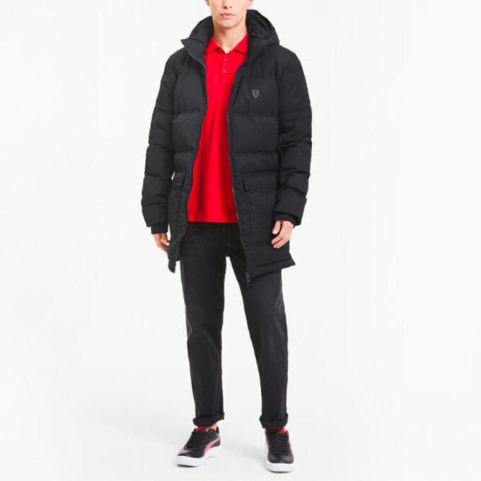 Scuderia Ferrari Style Down Jacket “Black”