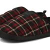 Scuff Flannel Slip-On “Black Red”