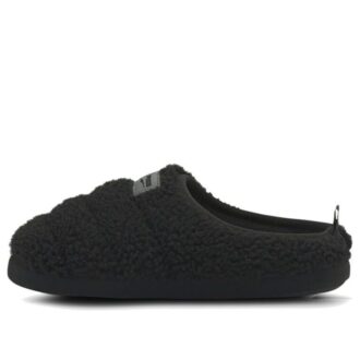Scuff Sherpa Slippers “Black”