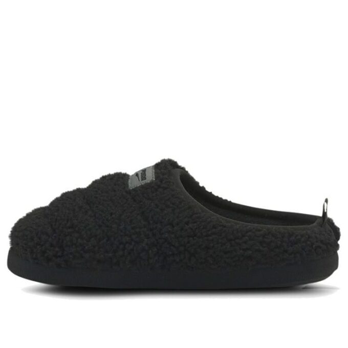 Scuff Sherpa Slippers “Black”