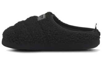 Scuff Sherpa Slippers “Black”
