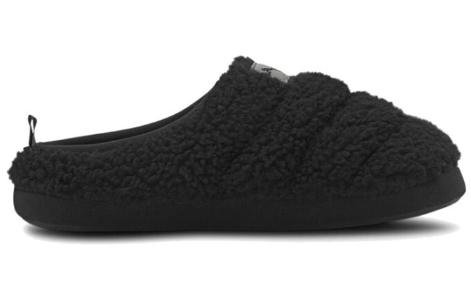Scuff Sherpa Slippers “Black”