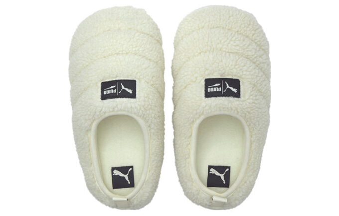 Scuff Sherpa Slippers “Whisper White”