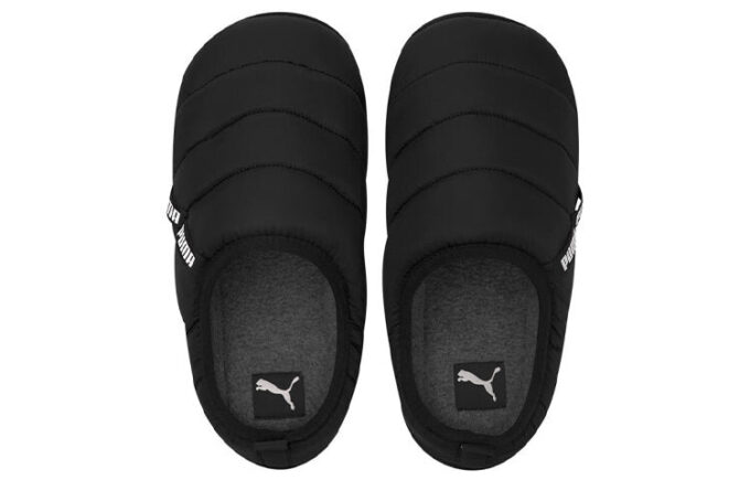 Scuff Slippers “Black White”