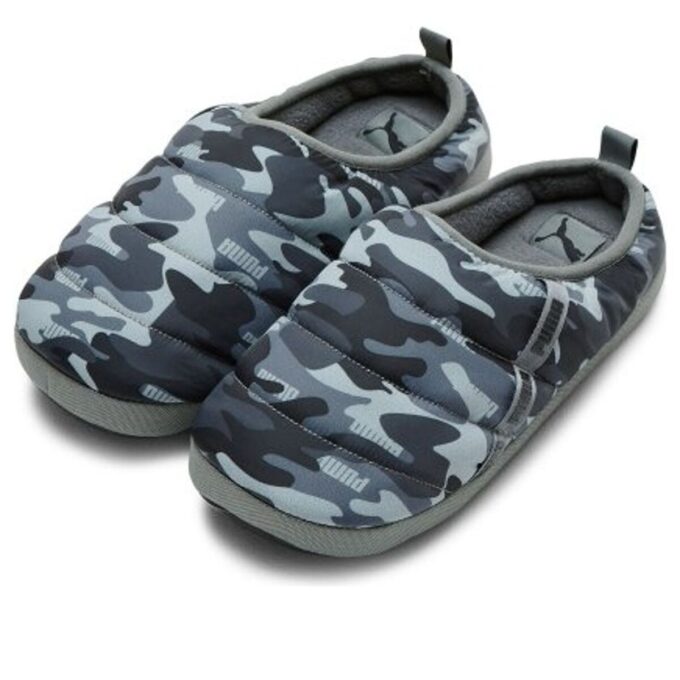 Scuff Slippers “Camo Black”