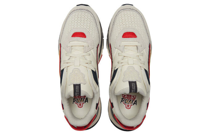 Shoes Sports Casual Shoes “Cream Black Red”