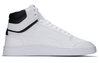 Shuffle Mid “White Black Gold”