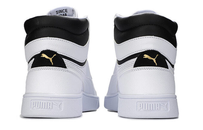 Shuffle Mid “White Black Gold”