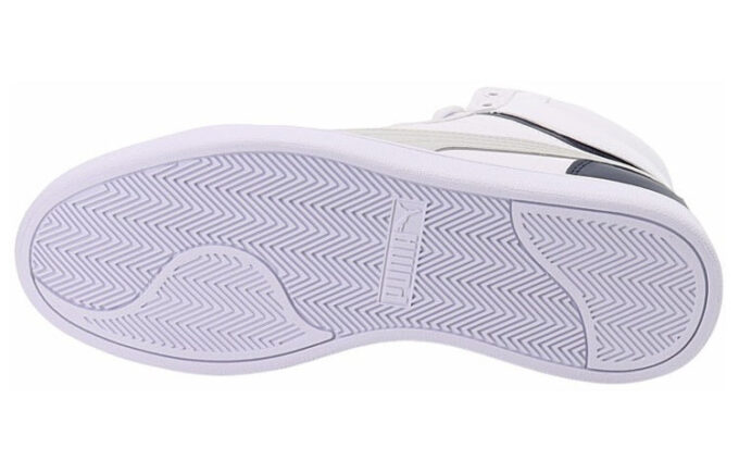 Shuffle Mid “White Grey Peacoat”