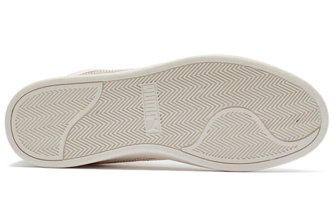 Shuffle Mid “White Multi Stitch”