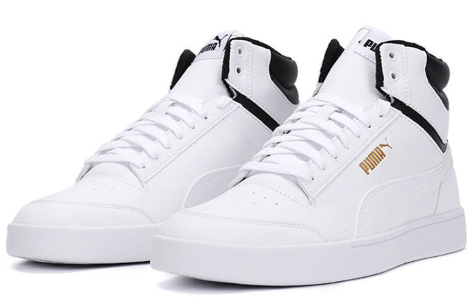 Shuffle Mid WTR “White Black Team Gold”