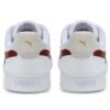 Shuffle Trainers “White Burgundy”