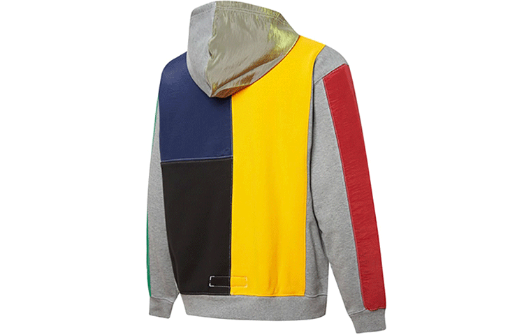 Signature Hoodie Sweatshirt “Grey Yellow Green Red”