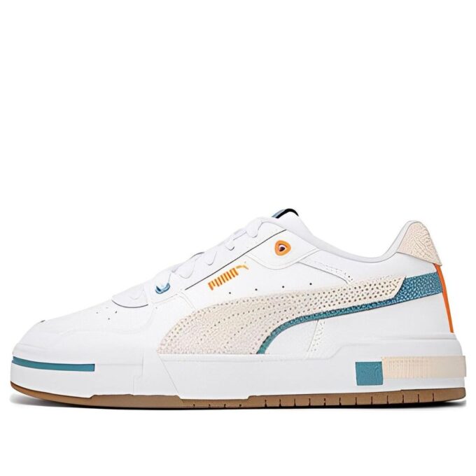 Skate Shoes “White Brown Green”