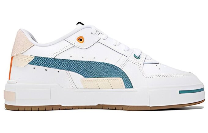 Skate Shoes “White Brown Green”