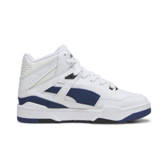 Slipstream High Cracked Leather “White Navy”