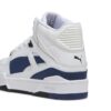 Slipstream High Cracked Leather “White Navy”