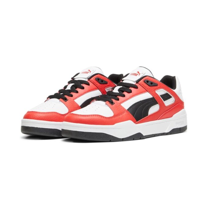 Slipstream Leather “White Black Red”