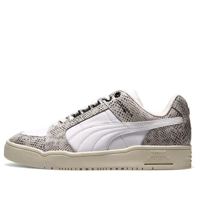 Slipstream Low Retro Snake “White”