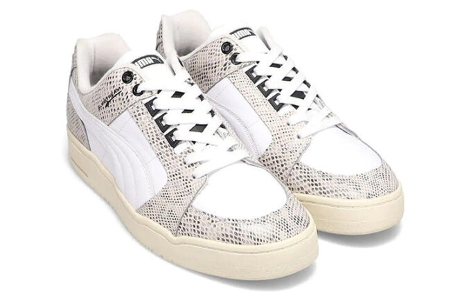 Slipstream Low Retro Snake “White”