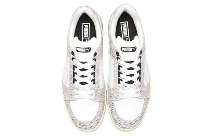 Slipstream Low Retro Snake “White”
