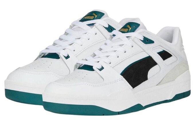 Slipstream Suede FS “White Black Green”