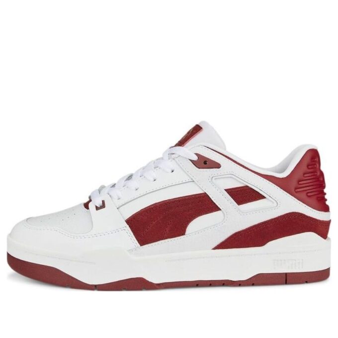 Slipstream Suede FS “White Intense Red”