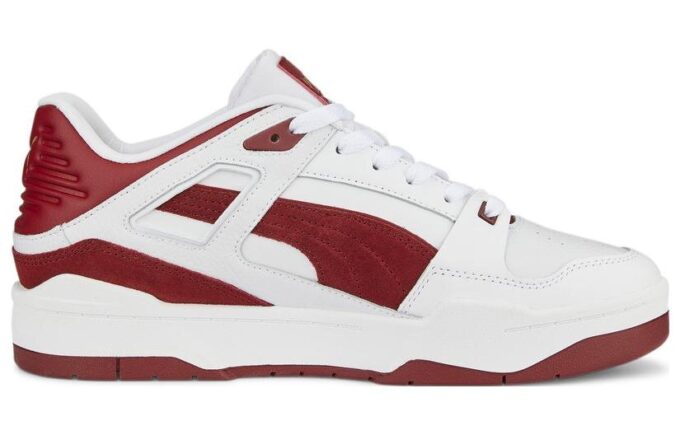 Slipstream Suede FS “White Intense Red”
