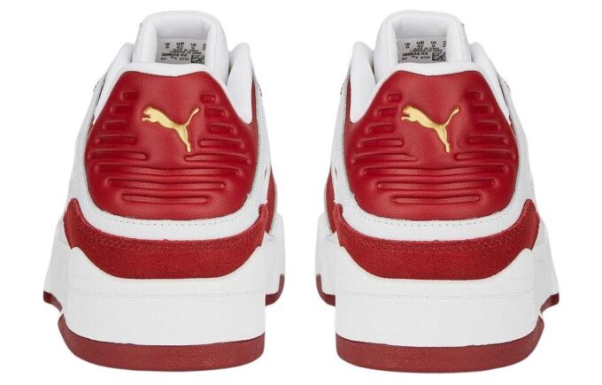 Slipstream Suede FS “White Intense Red”