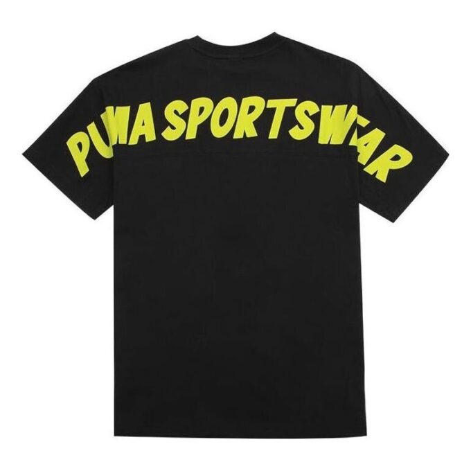 Slogan Sportswear Tee “Black”