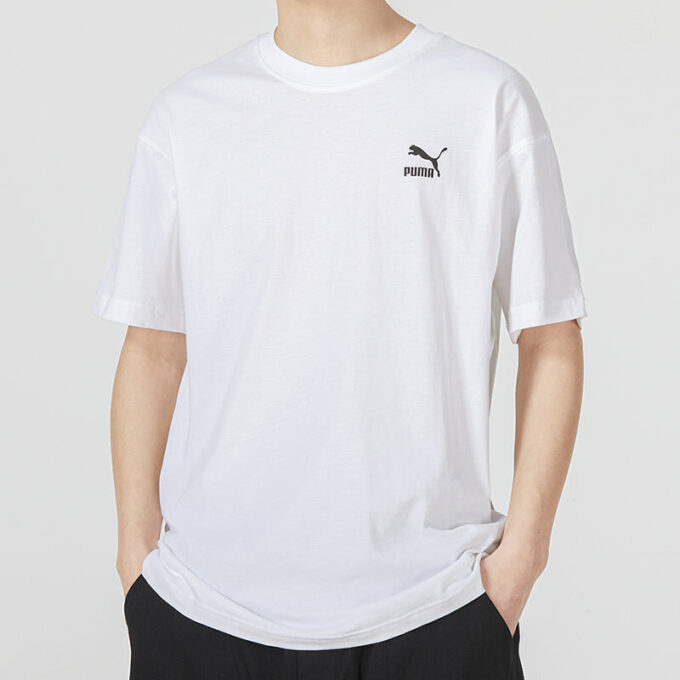 Slogan Sportswear Tee “White”