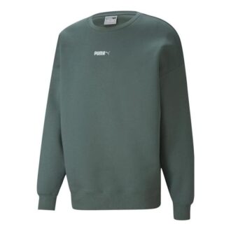 Small Logo Crew Neck Sweatshirt ” Green”