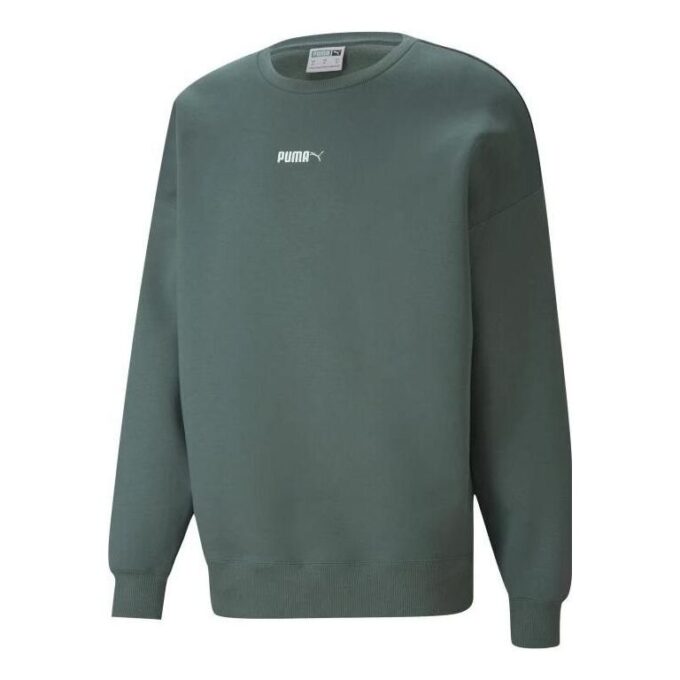 Small Logo Crew Neck Sweatshirt ” Green”