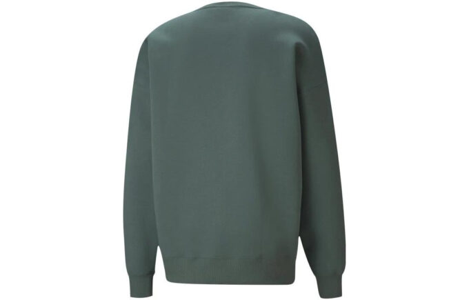 Small Logo Crew Neck Sweatshirt ” Green”
