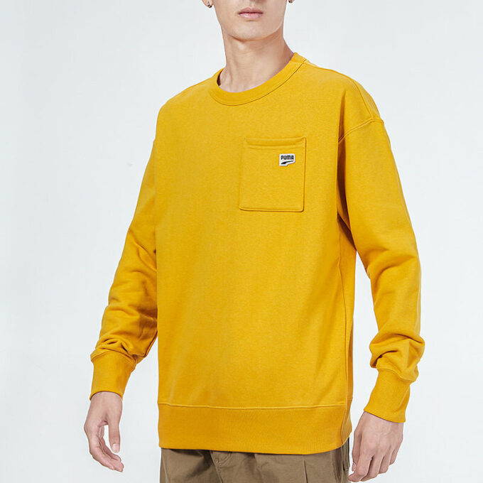 Small Logo Pocket Sweatshirt “Yellow”
