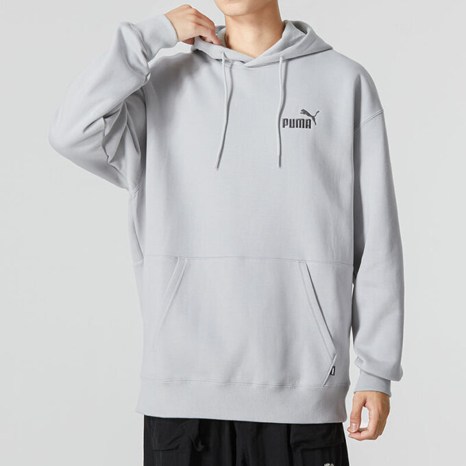 Small Logo Relaxed Logo Hoodie “Grey”