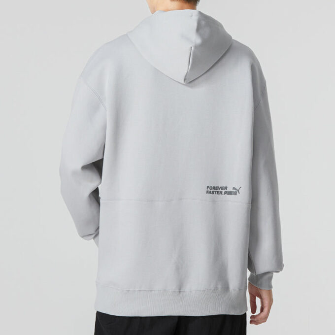Small Logo Relaxed Logo Hoodie “Grey”